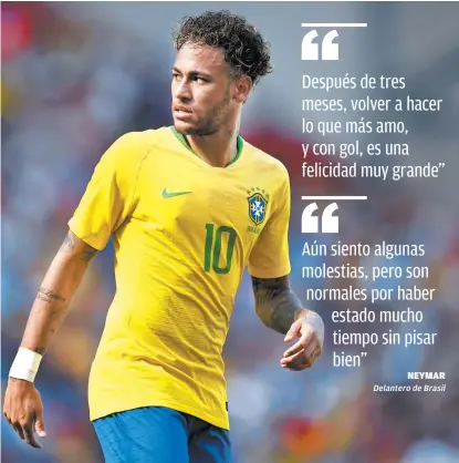  ??  ?? NEYMAR Neymar no disputaba un juego desde el 25 de febrero; salió lesionado del duelo entre el PSG y el Olympique
