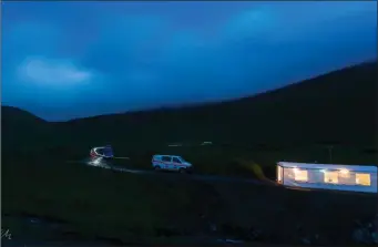  ??  ?? The walkers safely descended in darkness after reaching the summit of Benbulben.