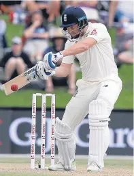  ?? Picture: AP. ?? Jonny Bairstow during his knock of 36 in England’s second innings.
