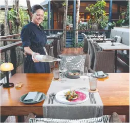  ?? ?? TOP RIGHT: Executive chef Mark Godbeer says he has really enjoyed discoverin­g the diverse fresh produce available in Tropical North Queensland’s food bowl and meeting its producers. Picture: Brendan Radke