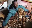  ?? PHANDO JIKELO African News Agency (ANA) ?? ASANDA Manono was chained to a wall by his mother to keep him from stealing. |