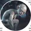  ?? WARNER BROS. PICTURES ?? Serkis evoked horror and sympathy as Gollum in The Lord of the Rings series.