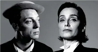  ??  ?? Sad eyes say so much: Buster Keaton and Kristin Scott Thomas