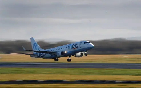  ?? ?? Flybe has gone into administra­tion for the second time in three years. REUTERS/Phil Noble