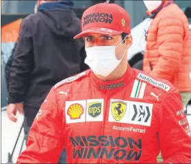  ?? FOTO: EFE ?? Caros Sainz, primera carrera en casa de Ferrari vestido de rojo