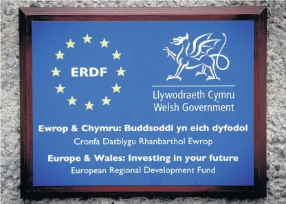  ?? Matt Cardy ?? > Who will get to control the UK Government’s replacemen­t for EU structural funding in Wales?