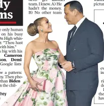  ??  ?? J.Lo and A-Rod say they are “working through some things.”