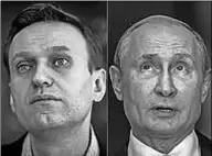  ??  ?? Aleksej Navalny en Vladimir Poetin. (Foto: De Telegraaf)