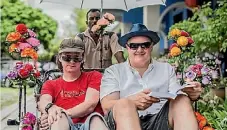  ??  ?? Ed Byrne and Dara O’Briain’s latest collaborat­ion sees them travel from modern-day Malaysia to the jungle of Myanmar.