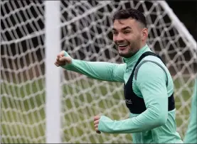  ?? ?? Tony Watt in training for Motherwell, where he remains for now