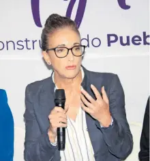  ?? / JOSÉ LUIS BRAVO ?? La dirigente estatal del PAN dijo que el partido no tiene registrado el caso