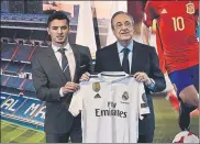  ?? FOTO: EFE ?? Brahim Díaz fue presentado en el Bernabéu