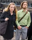  ?? Herald file photo by Ian Martens @IMartensHe­rald ?? Collet and David Stephan leave court after the jury returned a guilty verdict in their trial last year for failing to provide the necessarie­s of life.