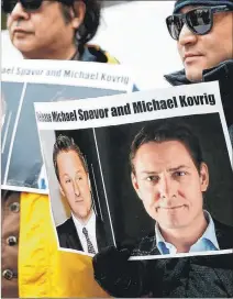  ?? EL PAÍS ?? Presos. Michael Kovrig y Michael Spavor, periodista­s detenidos en 2019.