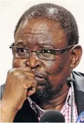  ??  ?? ANC subcommitt­ee on economic transforma­tion chair Enoch Godongwana