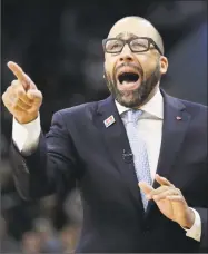  ?? Eric Gay / Associated Press ?? Former Memphis Grizzlies head coach David Fizdale has been hired by the Knicks to replace Jeff Hornacek, who was fired last month after two seasons.