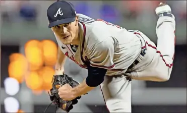  ?? Bill streicher-usa Today sports ?? Atlanta starting pitcher Max Fried (54) throws during the second inning against Philadelph­ia on Sept. 22, 2022.