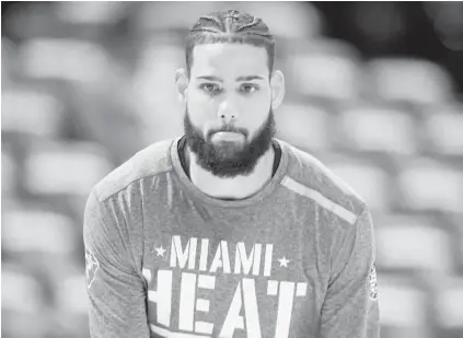  ?? DAVID ZALUBOWSK/AP ?? The pandemic has impacted Caleb Martin and now could impact his salary standing with the Heat.