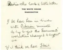 ?? (Courtesy) ?? A NOTE from the Truman Library sheds light on the former US president’s attitude toward Israel.