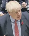  ??  ?? Prime Minister Boris Johnson