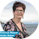  ??  ?? Porirua Mayor Anita Baker
