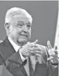  ??  ?? El presidente Andrés Manuel López Obrador.