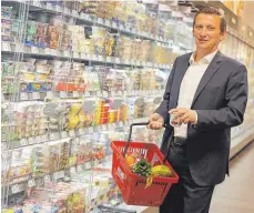  ?? FOTO: DPA ?? Rewe-Chef Lionel Souque: „Wir verdienen zurzeit noch kein Geld mit dem Onlinelebe­nsmittelha­ndel.“