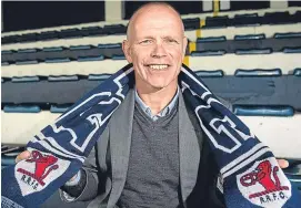  ??  ?? John Hughes has promised to let youth shine at Stark’s Park.