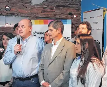  ?? AGENCIA PUNTA ALTA ?? El intendente rosaleño ponderó que los precandida­tos forman parte de la comunidad.