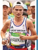  ??  ?? Marathon man: fellow Scot Callum Hawkins was ninth