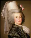  ?? ?? Queen Marie Antoinette in Hunting Costume (1788), by Adolph Ulrik Wertmuller; a home baker works on a cake.