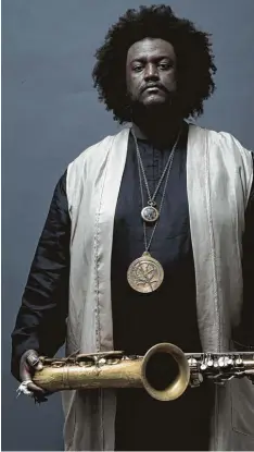  ?? Foto: Young Turks ?? Der Retter des Jazz: Kamasi Washington