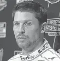  ?? THE ASSOCIATED PRESS ?? NASCAR Cup Series driver Denny Hamlin has been hearing more boos from crowds lately.