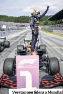  ??  ?? Verstappen lidera o Mundial