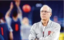  ?? Eric Gay/Associated Press ?? Jim Boeheim led Syracuse to five Final Fours and the 2003 NCAA title during a run at the school that began as a player in 1962.