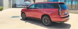  ?? HENRY PAYNE/DETROIT NEWS ?? The 2023 Cadillac Escalade-V comes in an array of colors.