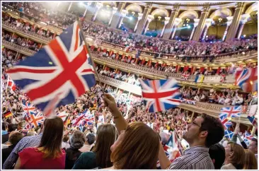  ??  ?? UPLIFTING: British grit, celebrated at the Last Night of the Proms, has seen off many a crisis