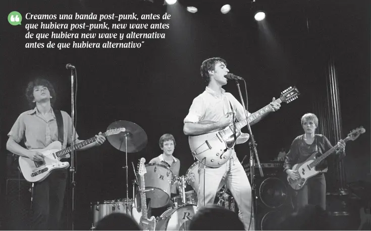  ?? / CORTESÍA CHRIS FRANTZ ?? Frantz quería reafirmar que Talking Heads fue una experienci­a compartida, no de un solo hombre