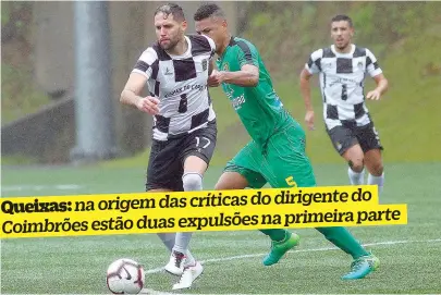  ??  ?? O Vale Formoso venceu o Coimbrões por 4-3, na terceira eliminatór­ia da Taça de Portugal