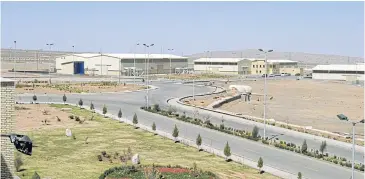  ?? REUTERS ?? A view of the Natanz uranium enrichment facility 250 kilometres south of the Iranian capital Tehran.