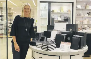  ?? Pawan Singh / The National ?? Kikki K, a stationery line by Kristina Karlsson, above, is available from the Bloomingda­le’s Home store in The Dubai Mall