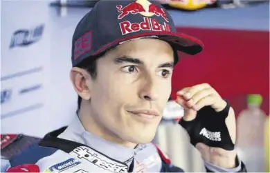  ?? Twitter / Márquez ?? Marc Márquez, durante un descanso en Sepang.