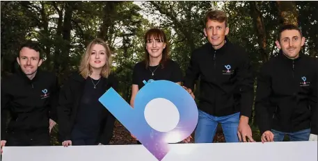  ??  ?? Marlo Kearney Bon Secours Hospital Tralee, second from left, with organisers of Balance Expo, from left, James Flaherty, Orla Thornton, Donnchadh Walsh and John Griffin at the launch of Balance Expo, in Kells Bay Gardens.