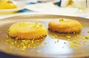  ??  ?? Bread kunafa is a simpler version of a traditiona­l dish.