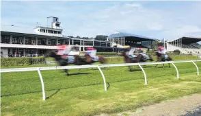  ?? PHOTO: STEPHEN JAQUIERY ?? Outlook unclear . . . The Beaumont race day, held at Wingatui on March 23 with the public excluded, was the last race meeting held in Otago.