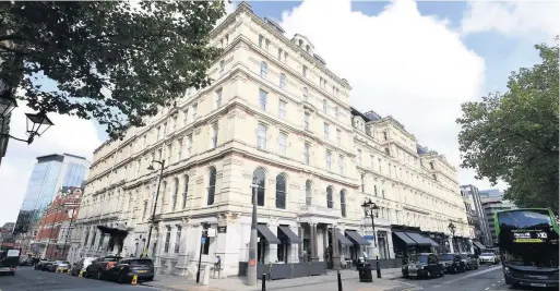  ??  ?? > The Grand hotel in Colmore Row also contains office space and shops