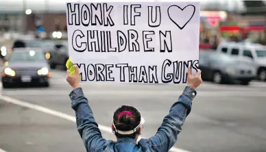  ?? ANDREW KRECH / NEWS & RECORD VIA THE ASSOCIATED PRESS ?? Research has shown that the presence of armed guards in schools, an idea backed by U.S. President Donald Trump, wouldn’t act as much of a deterrent to the typical mass shooter, as most intend to die during their attacks.