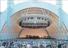  ?? Lawrence K. Ho Los Angeles Times ?? THE HOLLYWOOD BOWL has been a big beneficiar­y of Propositio­n A funding, including a new, acoustical­ly improved orchestra shell that replaced the old one.