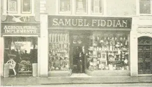  ??  ?? Samuel Fiddian ironmonger