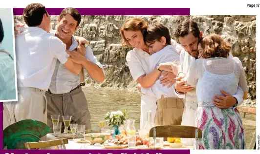  ??  ?? Fond farewell: The Durrells ended with a final picnic. Inset, Alexis Georgoulis and Keeley Hawes as Spiros and Louisa